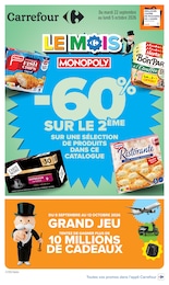Prospectus Carrefour, "LE MOIS MONOPOLY" à Vertolaye et alentours, 95 pages, 22/09/2026 - 05/10/2026 Catalogue Carrefour "LE MOIS MONOPOLY" à Vertolaye et alentours, 95 pages, 22/09/2026 - 05/10/2026