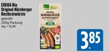 Original Nürnberger Rostbratwürste von EDEKA Bio im aktuellen EDEKA Prospekt für 3,85 €