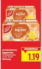 Ingwertee von GUT&GÜNSTIG im aktuellen E center Prospekt