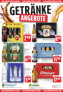 Bier im E center Prospekt "Aktuelle Angebote" mit 40 Seiten (Schwäbisch Gmünd)