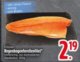 Frisches Regenbogenforellenfilet Angebote bei EDEKA Passau für 2,19 €