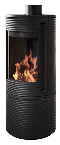 Brico Dépôt Staple - Poêle à bois 7 Kw Altara+ Promo Poêle à bois 7 Kw Altara+ dans le catalogue Brico Dépôt "Bien chauffer son intérieur" à Staple