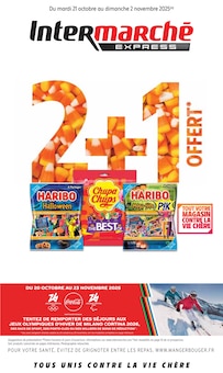 Prospectus Intermarché de la semaine "TOUT VOTRE MAGASIN CONTRE LA VIE CHÈRE" avec 1 pages, valide du 21/10/2025 au 02/11/2025 pour Clichy et alentours