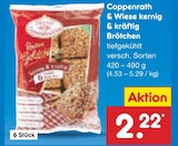 Kernig & Kräftig Brötchen Angebote von Coppenrath & Wiese bei Netto Marken-Discount Suhl für 2,22 €