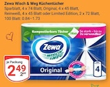 GLOBUS Braunschweig - Wisch & Weg Küchentücher Sparblatt Angebot im Prospekt Wisch & Weg Küchentücher Sparblatt bei GLOBUS im Braunschweig Prospekt für 2,49 €