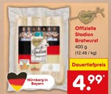 Aktuelles Offizielle Stadion Bratwurst Angebot bei Netto Marken-Discount in Nürnberg ab 4,99 €