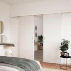 Porte coulissante Slot prépeint H.204 x l.83 cm en promo chez Castorama Reims à 62,93 €