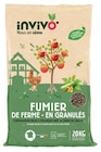 Fumier de ferme granulés INVIVO Nous on sème à Jardiland dans Moncoutant Fumier de ferme granulés INVIVO Nous on sème à Jardiland dans Moncoutant