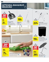 Poubelle Angebote im Prospekt "NETTOYAGE, RANGEMENT, BRICOLAGE !" von Carrefour Market Poubelle Angebote im Prospekt "NETTOYAGE, RANGEMENT, BRICOLAGE !" von Carrefour Market auf Seite 6