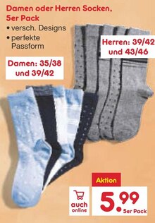 Damen oder Herren Socken bei Netto Marken-Discount in Freital Damen oder Herren Socken im Angebot bei Netto Marken-Discount Freital für 5,99 €
