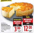 Mandarine-Käsetorte klein Angebote von Schäfer's bei E center Falkensee für 3,00 €