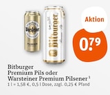 Aktuelles Premium Pils oder Premium Pilsener Angebot bei tegut in Aschaffenburg ab 0,79 €