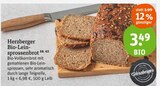 Bio-Leinsprossenbrot von Herzberger im aktuellen tegut Prospekt für 3,49 €