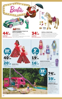 Promo Barbie Poupée dans le catalogue Hyper U du moment à la page 28