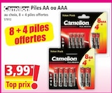 Promo Piles AA ou AAA à 3,99 € dans le catalogue Norma à Uckange
