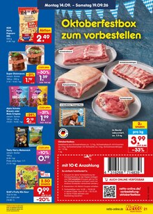 Schweinebauch im Netto Marken-Discount Prospekt "Aktuelle Angebote" mit 67 Seiten (Karlsruhe)