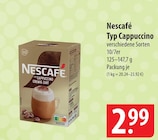 Typ Cappuccino Angebote von Nescafé bei famila Nordost Gifhorn für 2,99 €