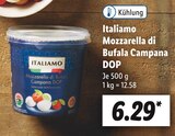 Lidl - Mozzarella di Bufala Campana DOP Angebot im Prospekt Mozzarella di Bufala Campana DOP bei Lidl im Prospekt "LIDL LOHNT SICH" für 6,29 €