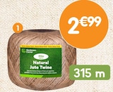 Bobine de fil jute à 2,99 € dans le catalogue B&M