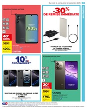 Smartphone Angebote im Prospekt "LA RENTRÉE À PETIT PRIX" von Carrefour auf Seite 39