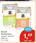 Kochcreme von Berief im aktuellen budni Prospekt
