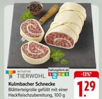 Kulmbacher Schnecke Angebote von INITIATIVE TIERWOHL bei E center Lahr für 1,29 €