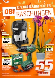 OBI Prospekt für Gießen mit 31 Seiten OBI Prospekt für Gießen: "EIN JUBILÄUM VOLLER OBIRASCHUNGEN", 31 Seiten, 16.10.2025 - 31.10.2025
