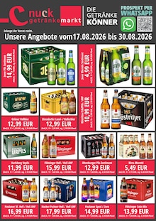 Cola im Nuck Getränke Prospekt "DIE GETRÄNKEKÖNNER" mit 2 Seiten (Bautzen)