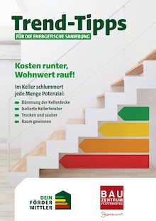 Bauzentrum Pfaffenhofen Prospekt Trend-Tipps FÜR DIE ENERGETISCHE SANIERUNG mit  Seiten in Pfaffenhofen (Ilm) und Umgebung