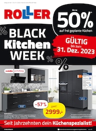 ROLLER Prospekt "BLACK KITCHEN WEEK" für Neckargemünd, 8 Seiten, 04.12.2023 - 31.12.2023