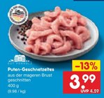 Puten-Geschnetzeltes von GUT PONHOLZ für 3,99 € bei Netto Marken-Discount im Angebot Puten-Geschnetzeltes von GUT PONHOLZ im aktuellen Netto Marken-Discount Prospekt