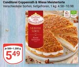 Meistertorte im Angebot bei GLOBUS in Erlangen Meistertorte Angebote von Conditorei Coppenrath & Wiese bei GLOBUS Erlangen für 5,49 €