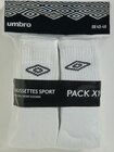 Chaussettes de tennis - UMBRO en promo chez Cora Issy-les-Moulineaux à 10,99 €