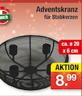 Adventskranz Angebote bei Zimmermann Wolfsburg für 8,99 €