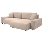 Aktuelles Ecksofa inkl. Funktionen Beige Cord Angebot bei XXXLutz Möbelhäuser in Siegen (Universitätsstadt) ab 799,00 €