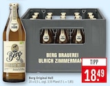 Berg Original Hell im Angebot bei Marktkauf in Ulm Berg Original Hell Angebote von Berg Brauerei Ulrich Zimmermann bei Marktkauf Ulm für 18,49 €