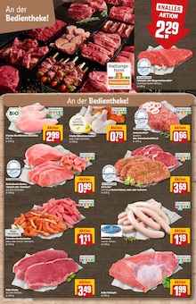 Rindfleisch im aktuellen REWE Prospekt (Augsburg) Rindfleisch im REWE Prospekt "Dein Markt" mit 30 Seiten (Augsburg)