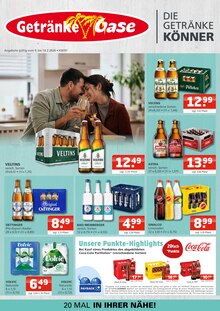 Veltins im Getränke Oase Prospekt "Aktuelle Angebote" mit 4 Seiten (Ahlen)