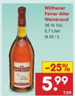 Wilthener Feiner Alter Weinbrand Angebote bei Netto Marken-Discount Schwerin für 5,99 €