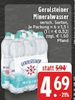 Mineralwasser Angebote von Gerolsteiner bei E center Mülheim für 4,69 €