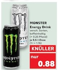 Aktuelle Monster Energy Angebote bei Kaufland in Berlin Aktuelles Energy Drink Angebot bei Kaufland in Berlin ab 0,88 €