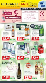 Coca Cola im Getränkeland Prospekt "Die Getränkekönner" mit 8 Seiten (Rostock)