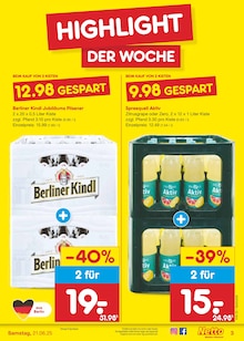 Berliner Pilsener Angebot im aktuellen Netto Marken-Discount Prospekt auf Seite 3