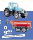 TRACTEUR ET SA REMORQUE en promo chez Gifi Boulogne-Billancourt à 9,95 €