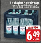 Mineralwasser im Angebot bei EDEKA in Lünen Mineralwasser Angebote von Gerolsteiner bei EDEKA Lünen für 6,49 €