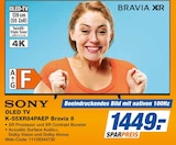 Aktuelle Fernseher Angebote bei expert in Ravensburg Aktuelles OLED TV K-55XR84PAEP Bravia 8 Angebot bei expert in Ravensburg ab 1.449,00 €
