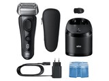 8663CC Rasierer Series 8 Grau (Senso Flex, Reinigungsstation: Ja, mit Ladefunktion) von BRAUN im aktuellen MediaMarkt Saturn Prospekt für 284,99 €