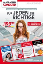 Matratzen Concord Prospekt "Für jeden die Richtige", 8 Seiten, für Salzbergen, 13.11.2019 - 02.12.2019 Matratzen Concord Prospekt "Für jeden die Richtige", 8 Seiten, für Salzbergen, 13.11.2019 - 02.12.2019