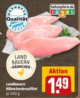 Landbauern Hähnchenbrustfilet im Angebot bei REWE in Rosenheim Landbauern Hähnchenbrustfilet Angebote bei REWE Rosenheim für 1,49 €