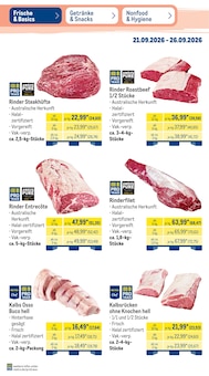 Rindfleisch im METRO Prospekt "Wochenangebote" mit 49 Seiten (Heilbronn)